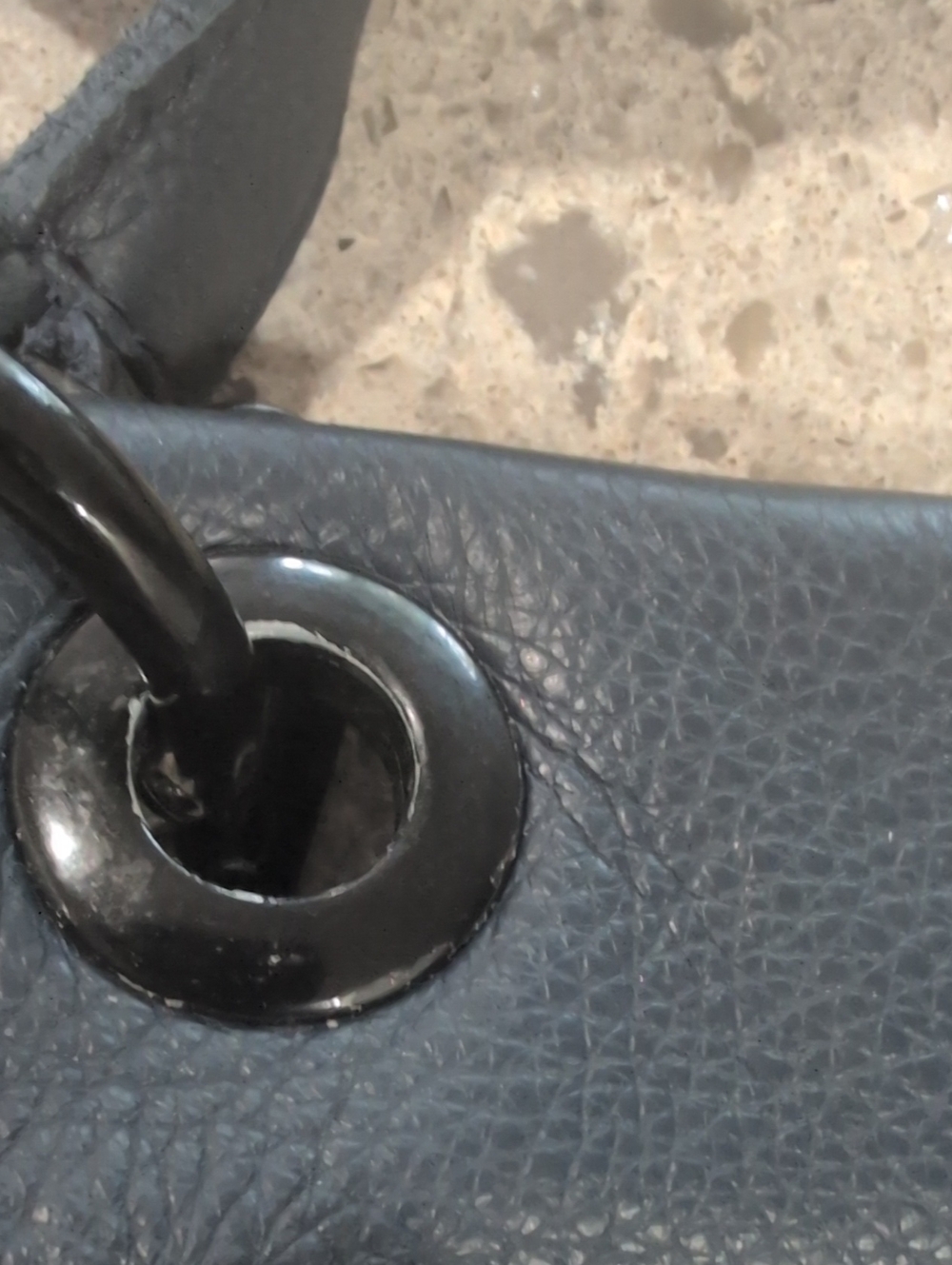 Hammit Tony Small In Navy Blue With Black Rivets - Picture 7 of 7